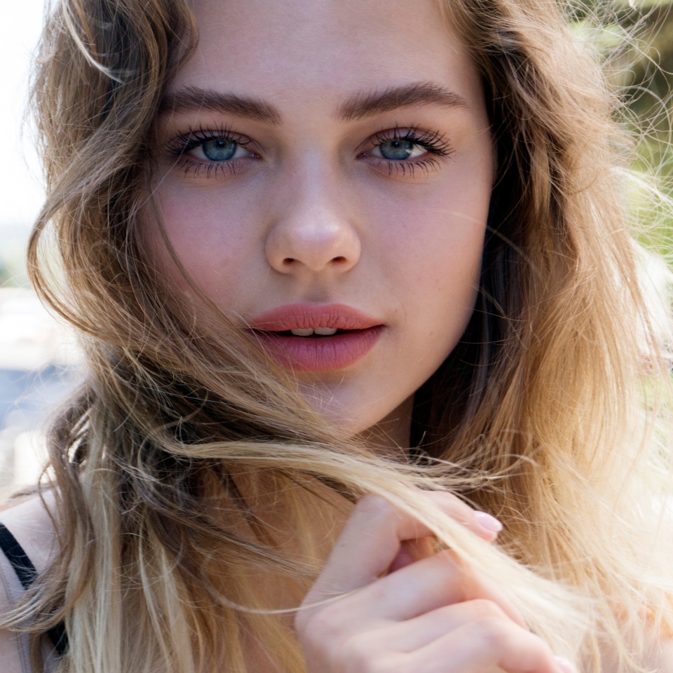 beautiful young girl. Young woman beauty face portrait